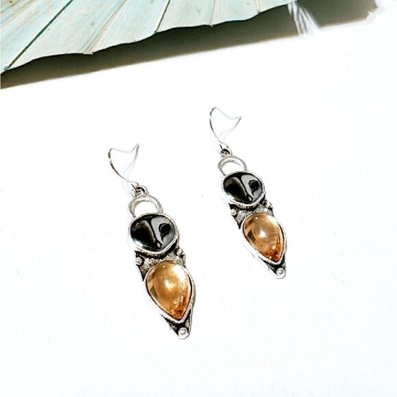 Owl earrings S665 - Picture 5 of 6